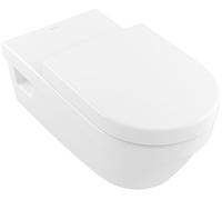 Villeroy and Boch Wall Hung Toilet ViCare Alpine White CeramicPlus