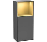 Villeroy and Boch Wall Mounted Bathroom Cabinet Finion 418x936x270mm Anthracite matte Lacquer F510HFGK