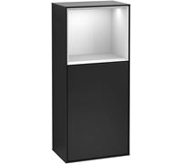 Villeroy and Boch Wall Mounted Bathroom Cabinet Finion 418x936x270mm Black matte Lacquer F510MTPD