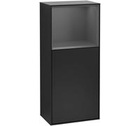 Villeroy and Boch Wall Mounted Bathroom Cabinet Finion 418x936x270mm Black matte Lacquer G500GKPD