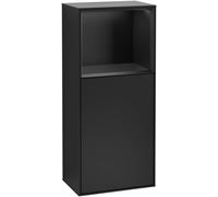 Villeroy and Boch Wall Mounted Bathroom Cabinet Finion 418x936x270mm Black matte Lacquer G510PDPD