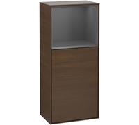Villeroy and Boch Wall Mounted Bathroom Cabinet Finion 418x936x270mm Walnut Veneer G500GKGN