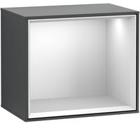 Villeroy and Boch Wall Mounted Bathroom Cabinet Finion Midnight Blue Matt Lacquer/White Matt Lacquer