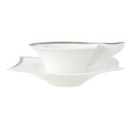 Villeroy & Boch - 1 Cup Tea + Plate New Wave Premium Platinum - Retailer