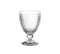 Villeroy & Boch 1172990130 Boston Tumbler, Crystal Glass with Expressive Facet Pattern, Clear, Dishwasher Safe, 400 ml