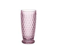 Villeroy & Boch 1173090114 Boston Coloured Long Drink Pink, 400 ml, Crystal Glass, 8 x 8 x 16.2 cm