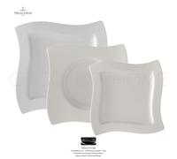 Villeroy & Boch - 12 Floors +12 Soup Plates +12 Fruit/Dessert New Wave -