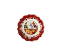 Villeroy & Boch 14-8332-3600 Pastry Plate, Porcelain, Red
