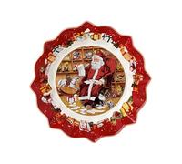Villeroy & Boch 14-8332-3635 Pastry Plate, Porcelain, Red