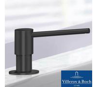 Villeroy & Boch 250ml Brushed Anthracite Stainless Steel Soap Dispenser