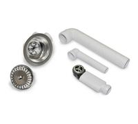 Villeroy & Boch 8270 00 61 Chrome 90mm Basket Strainer Waste Kit - Polished 18/10 Stainless Steel