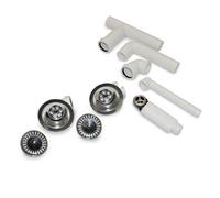 Villeroy & Boch 90mm Polished Chrome Basket Strainer Waste Kit For Ceramic Sinks, Model 82340061