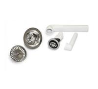 Villeroy & Boch 90mm Polished Chrome Kitchen Sink Basket Strainer Waste Kit 18/10 Stainless Steel 82440061