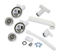 Villeroy & Boch 90mm Polished Chrome Kitchen Sink Basket Strainer Waste Kit 8235 00 61