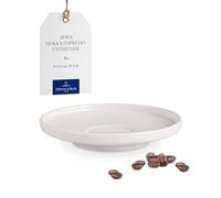 Villeroy & Boch - Afina Espresso Saucer Made of Premium Porcelain, Coaster for Mocha and Espresso Cups, Made in Germany, Dishwasher and Microwave Safe, Stackable, White