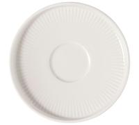 Villeroy & Boch - Afina Espresso Saucer Made of Premium Porcelain, Coaster for Mocha and Espresso Cups, Made in Germany, Dishwasher and Microwave Safe, Stackable, White