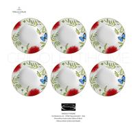 Villeroy & Boch Amazonia Anmut Set of 6 Soup Plates Ø 24 cm, Floral