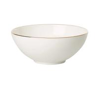 Villeroy & Boch Signature Anmut Gold Dessert Bowl 13 cm Diameter White/Gold Premium Porcelain