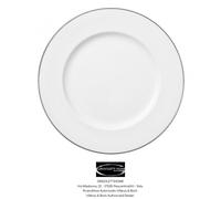 Villeroy & Boch Anmut Platinum No. 1 Dinner Plate Ø cm 28 - White/Platinum
