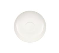 Villeroy & and Boch ANMUT white 2 x tea / coffee saucers 15cm NEW NWL