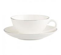 Villeroy & Boch - Anmut Teacup With Saucer 14 cl - White