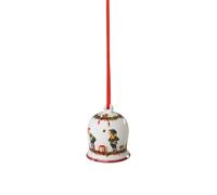 Villeroy & Boch - Annual Christmas Edition 2026 annual bell 6 x 7 cm multicoloured, Christmas collectable, limited, gold details, Christmas decoration, decor for Xmas, premium porcelain
