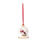 Villeroy & Boch Annual Christmas Edition bell White-red