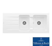 Villeroy & Boch Architectura 80 1.75 Bowl White Ceramic Kitchen Sink - NO WASTE