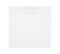 Villeroy & Boch Architectura MetalRim - Duschwanne 1000 x 1000 x 15 mm Quadrat Acryl stone white