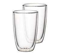 Villeroy & Boch - Artesano Hot and Cold Beverages Double-Walled Cups L 450 ml Set 2 Pieces, Dishwasher Safe, Microwave Safe, Mug, Mugs, Cup, Borosilicate Glass