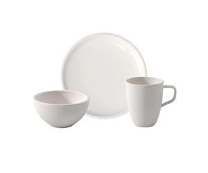 Villeroy & Boch - Artesano Original Breakfast Set for 2, 6 pcs, Premium Porcelain Breakfast Service, White, Dishwasher Safe