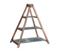 Villeroy & Boch - Artesano Original Etagere, Three-Tier Etagere Made of Natural Materials with Removable platters, Hand wash, 4 Part