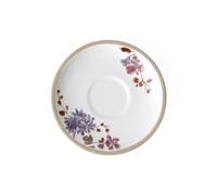 Villeroy & Boch Artesano Provençal Lavender Saucer, 16 cm, Premium Porcelain, White/Multicoloured