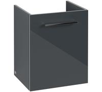 Villeroy & Boch Avento - Vanity Unit with 1 door & hinges right 430x514x352mm crystal grey/crystal grey