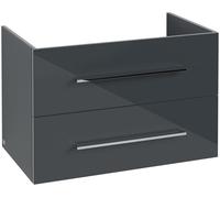 Villeroy & Boch Avento - Vanity Unit with 2 pull-out compartments 780x514x452mm crystal grey/crystal grey
