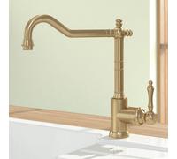 Villeroy & Boch Avia Brushed Stainless Steel Kitchen Mixer Tap