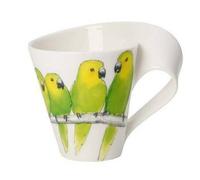Villeroy & Boch Bird Porcelain Mug - (Flamingo, Kingfisher, Conure)