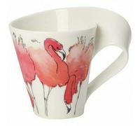 Villeroy & Boch Bird Porcelain Mug - (Flamingo, Kingfisher, Conure)