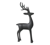 Villeroy & Boch - Black XMAS small deer, 17.5 x 6 x 36 cm, metal Christmas decoration, black