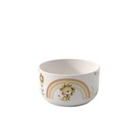 Villeroy & Boch - Boho Kids Roar Like a Lion Children's Bowl, Porcelain Bowl in Boho Style, Children's Tableware Deep Bowl, 12.5 cm Ø, Dishwasher Safe, Microwave Safe, Multicolored