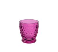 Villeroy & Boch - Boston Berry Tumbler, 200 ml, Crystal Glass Tumbler for hot and Cold Drinks, Dishwasher-Safe, Pink