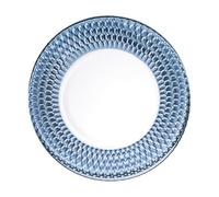 Villeroy & Boch - Boston col. Blue Charger Plate, exquisitely Designed, Beautifully Shaped Dinner Plate with Blue Accent, Crystal