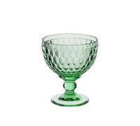 Villeroy & Boch - Boston col. Green Sparkling Wine Coupe, Extravagant, Beautifully Shaped Glass for Sparkling Wine or Champagne, Crystal, Green, 400 ml