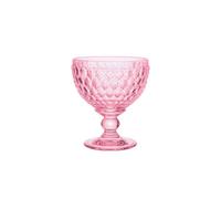 Villeroy & Boch - Boston col. Rose Sparkling Wine Coupe, Extravagant, Beautifully Shaped Glass for Sparkling Wine or Champagne, Crystal, Pink, 400 ml