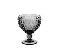 Villeroy & Boch - Boston col. Smoke Sparkling Wine Coupe, Extravagant, Beautifully Shaped Glass for Sparkling Wine or Champagne, Crystal, Grey, 400 ml