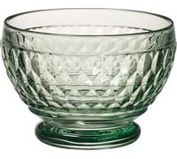 Villeroy & Boch Boston Coloured Dessert Bowl, 430 ml, Crystal Glass, Transparent/Green