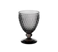 Villeroy & Boch Boston Coloured Water Glass Smoke, 400 ml, Crystal Glass, Grey
