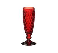 Villeroy & Boch Champagne Flute Boston Red - Crystal Glass - Single or Set of 2/4