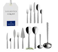 Villeroy & Boch Boston Cutlery for up to 12 Persons, 113-Pieces, Stainless Steel