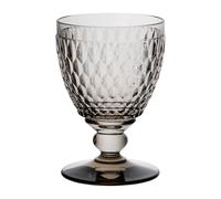 Villeroy & Boch Boston Coloured Water Glass Smoke, 400 ml, Crystal Glass, Grey